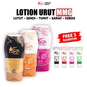 【3FREE3】 Minyak Urut Moden MMG Aromatherapy Massage Gel - Organic Massage Oil Body Care - Bebas Alkohol Organik Minyak Badan & Urut Wangi Koko