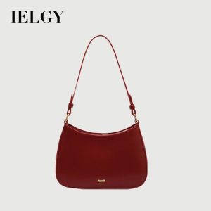 Beg Ketiak, IELGY, Untuk Wanita, Merah, Fesyen, Gaya Retro Burgundy, Sesuai untuk Perkahwinan dan Pengantin Putih Bags