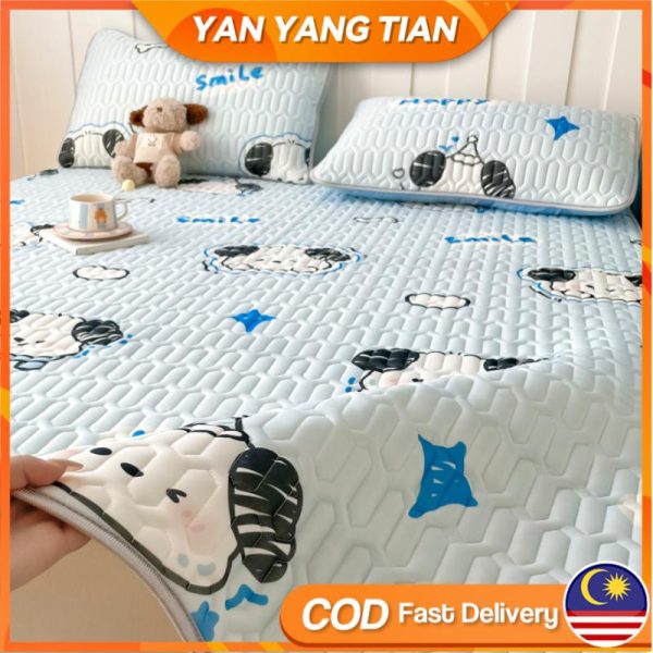 YANYANGTIAN, tilam berlapis ultra nipis, menyerap lembapan, sesuai untuk musim panas, sesuai untuk semua musim, pelbagai fungsi, sesuai untuk semua musim Lembut