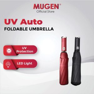 MUGEN Automatic Foldable UV Protection Windproof Umbrella With LED
