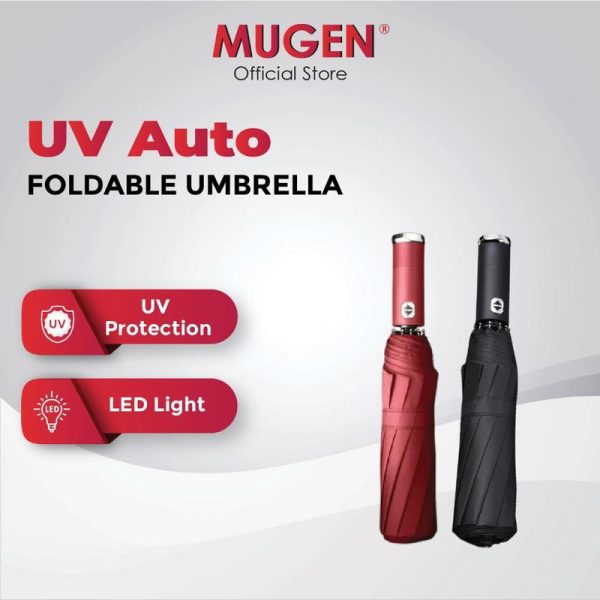 MUGEN Automatic Foldable UV Protection Windproof Umbrella With LED