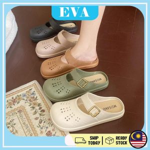 READY STOCK EVA Women Flat Wedge Sandals Kasut Perempuan