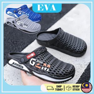 READY STOCK EVA Men Hole Shoes Anti-Slip Beach Soft-Soled Sandal New Summer Slipper