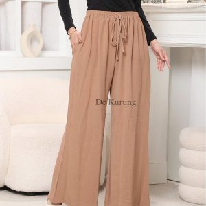 plazzo bellbottom double poket adjustable fit to all size Clothing Palazzo Pants kurung klasik