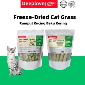 Deeplove Tongkat Rumput Kucing Reka Bentuk Bebas Garam dan Bijirin