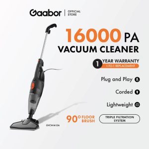 Gaabor 16000Pa Vacuum Cleaner Corded Triple-Filtration Handheld Smooth Vacuum Portable Easy Vacuum GVCW-M15A Stainless Steel