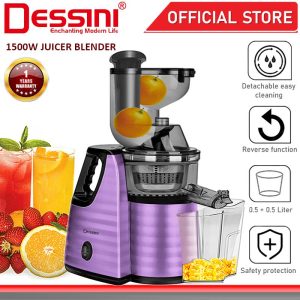 DESSINI ITALY Electric Citrus Fruit Juicer Squeezer Blender Grinder Chopper Mixer Miller Extractor Smoothie Pengisar