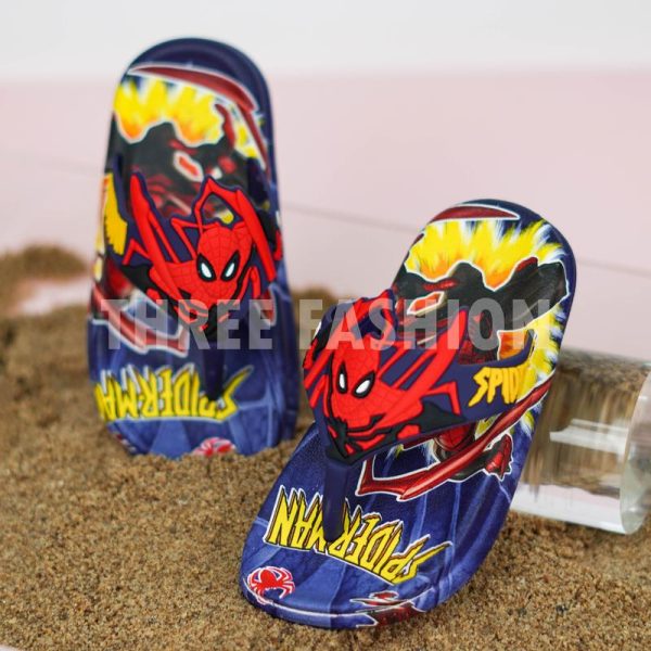 【THREE Fashion】Spiderman Seliper Kids Selipar Shoes Girl and Boy Budak Lelaki Perempuan Kanak-Kanak Sandal Selipar Outdoors Summer