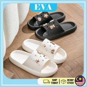 READY STOCK EVA Cute Cartoon Wanita Rubber Selipar Women Slipper Cutie Shoes Slippers Cotton Elmo