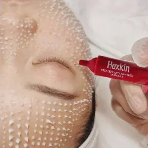 Pati Jarum Merah, HexKin Rasmi , dengan Niacinamide, Vitamin E, 9 peptida berat, Anti Kedutan, 1 Titisan 7 Hari Pembaikan, Pengisi Kedutan, Kulit Kaca, Sesuai untuk Kulit Sensitif, Penjagaan Kulit Korea