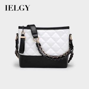 Beg Kembara, IELGY, Saiz Kecil, Wangi, Gaya Angin, Satu Bahu, Rekaan Slash, Fesyen Bag Merah