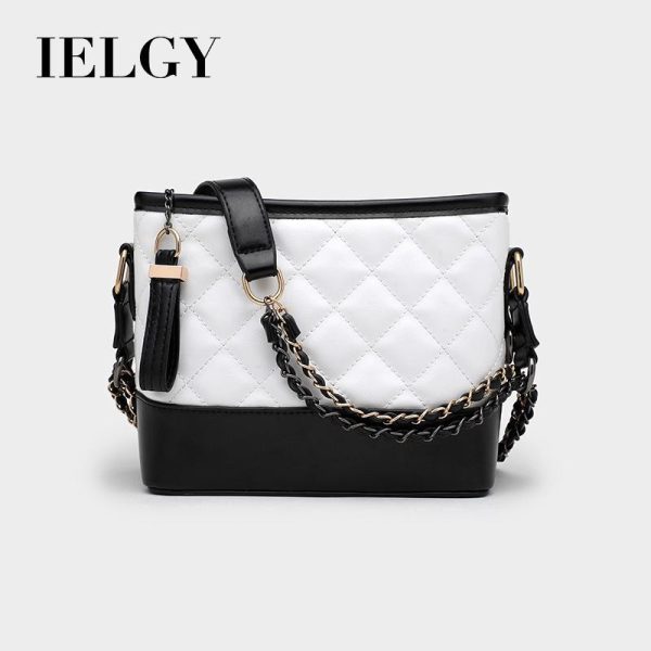 Beg Kembara, IELGY, Saiz Kecil, Wangi, Gaya Angin, Satu Bahu, Rekaan Slash, Fesyen Bag Merah