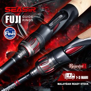 Pancing, SEASIR, REPEATER, Cincin Panduan FUJI-O, Bahan Karbon Toray, Kepekaan Tinggi, Gred 2A, Pemegang Gabus, Seret Super, Berat Gewang 5-28G, Ultralight, Sesuai untuk Berputar dan Tuang ML / M / MH, Pancing