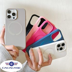 Liquid Silicone Protection Case for Magnetic Compatible for iphone 15 14 13 12 11 Pro Max Camera shockproof cover