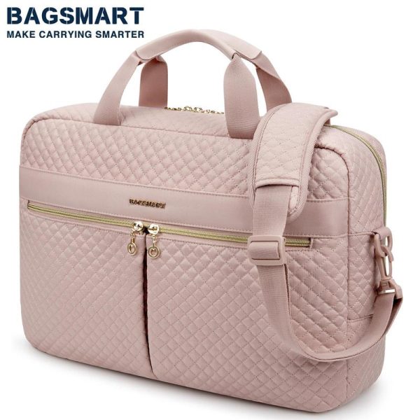 Sarung Lengan Beg Tangan Komputer Riba, 15.6 inci dan 17 inci, BAGSMART, Beg Bahu dan Utusan, Beg Notebook, Beg bimbit, Serasi dengan Macbook Air, Pro, HP, Huawei, Asus, Dell Laptop