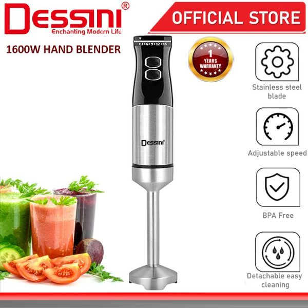 DESSINI ITALY Hand Blender Chopper Mixer Grinder Juicer Food Processor Stainless Steel Knife Blade / Pengisar