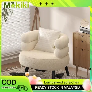 Kerusi Baldu Kambing, Mokiki, Kerusi Sofa Solek, Kerusi Riadah, Reka Bentuk Mudah, Sofa Mini, Sesuai untuk Kegunaan Luaran dan Perkhemahan, Tempat Duduk