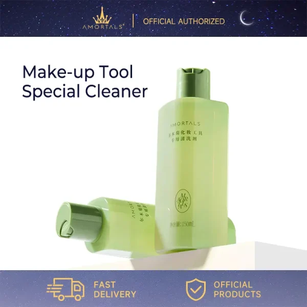 AMORTALS Makeup Brush Cleaner Sponge Cleaner Beauty Blender Cleaner 150ml