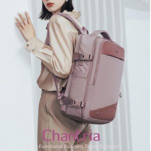 Chantria Violetz Women Laptop Backpack Big Capacity Business Travel Laptop Backpack Multi Compartment (15.6'')