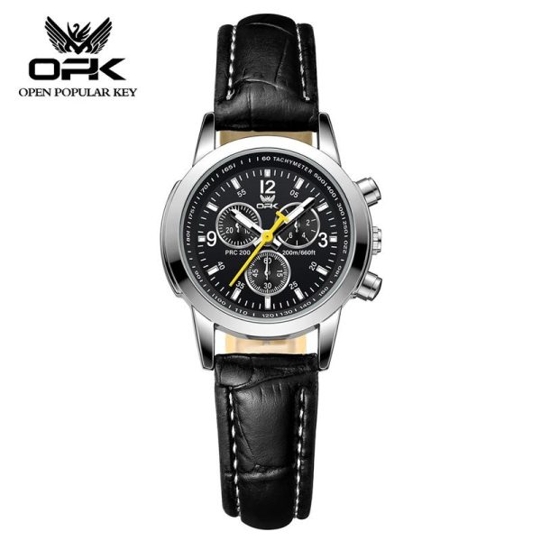 OPK-Jam tangan Relo dengan tali kulit untuk wanita gelang kalis air dengan kotak Asal 6015 Watches