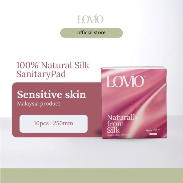 Lovio’s Silk Sanitary Pad - Day Pad (250mm) Feminine Care / Pad, Liners & Protectors / Natural Ingredients Suitable For Sensitive Skin / Tuala Wanita Sutera / Pad Pagi / Bahan Semula Jadi Sesuai Untuk Kulit Sensitif