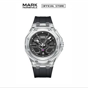 【100% Authentic】Jam Tangan Kuarza Lelaki, Fesyen Fairwhale Mark, Serba guna, Mewah Mampu Milik, Dail Sarang Lebah Bulat Lanjutan, Kalis Air, Kalendar Cahaya, Pelbagai Fungsi, Jam Meja, 5920 Watches