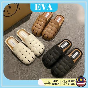 READY STOCK EVA Sandal Women Kasut Flat Shoes Sandals Slipper Lady Perempuan Wanita Girl Lawa Raya Fashion