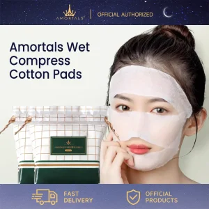 AMORTALS Stretchable Cotton Toner Cotton Pad Wet Mummy Facial Cotton 240pcs
