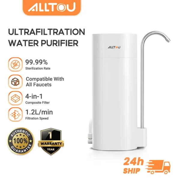 ALLTOU Ultrafiltration Water Purifier 99.99% Bacteria Removal Kitchen Faucet Filter Water Dispenser Machine Heater mesin air