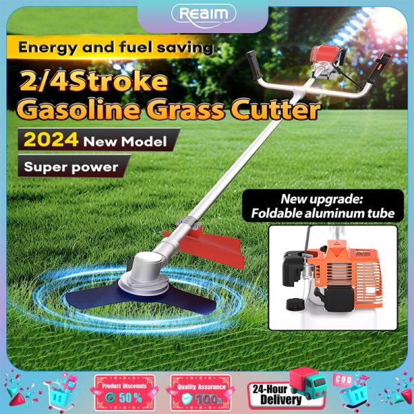 Mesin Rumput Gasoline Grass Cutter 4/2 stroke Lawn Mower Mesin Potong Rumpu fazz ahmad mesin rumput mesin trim rumput kubur