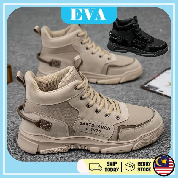 READY STOCK EVA Men Outdoor Sneaker Boots Shoes Kasut Sukan Lelaki Gym Sneakers Workshoes