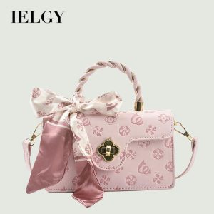Beg Silang Hiasan Selendang Sutera, IELGY, Berkualiti Tinggi, Bentuk Persegi Bags