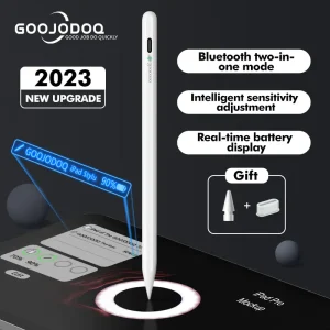 GOOJODOQ GD11 2 in 1 Stylus Pen with Palm Rejection & Bluetooth | Pencil Compatible with iPad?year?of?2018?and?above | iPad?gen?6/7/8/9/10/11?|?Air?3/4/5/6?M2?|?Pro?11/12.9/13?M4?|?Mini?5/6/7