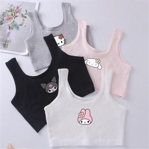 Bra Anti-bump, Rekaan Comel, Untuk Pelajar Sekolah Rendah, Peringkat Pertama (8 hingga 14 Tahun), Rompi Kecil, Untuk Perempuan, Dalam Tempoh Pembangunan