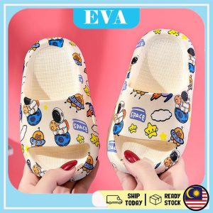 READY STOCK EVA Cartoon Printed Children's Slippers Summer Soft Sole Girl Baby Boys Sandal Outdoor Indoor Shoes Sneakers