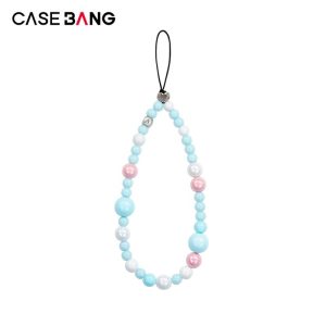 Pesona Tali Telefon Bobble, CASEBANG, Warna Biru Serbuk, Serasi dengan Semua Telefon Bimbit dan Sarung