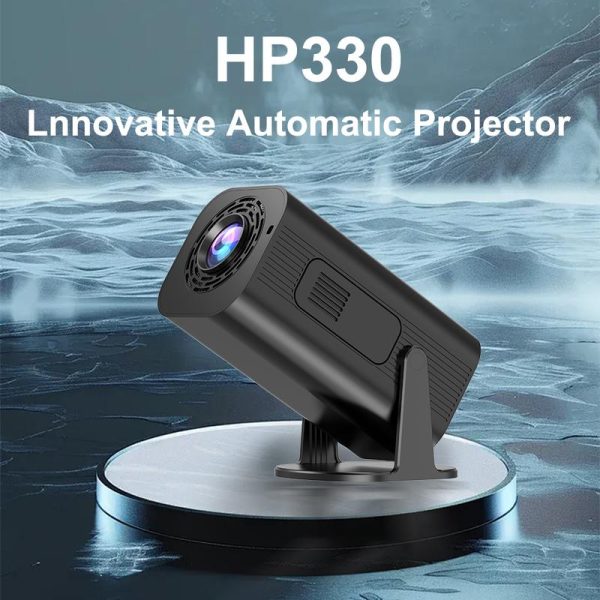 Projektor 4K Mini, HY320, 300 ANSI Lumens, 12000 Lumens, Sistem Operasi Android 11, WIFI6 Dwi jalur, Serasi dengan telefon, Sesuai untuk Kegunaan Peribadi 4k projector