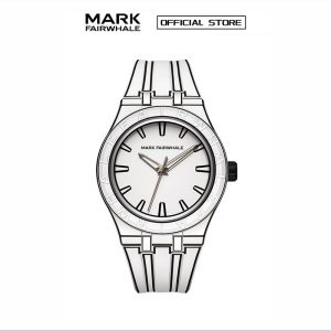 【100% Authentic】Jam Tangan Kuarza, Mark Fairwhale, Bulat, Reka Bentuk Mudah dan Kreatif, Mampu Milik, Mewah, Untuk Lelaki dan Wanita, Fesyen, Kalis Air 30M, Sesuai untuk Pasangan, FW-5110, Waranti Rasmi 2 tahun Watches