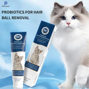 Petclear Krim Pelincir Bulu Kucing Petclear, 120g, Khas untuk Kucing Pet Nutritional Suplement for Cats, Hairball Removal Cream for Regulating the Stomach 120g