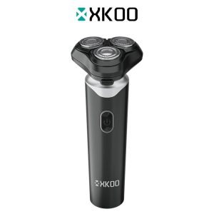 XKOO S300 3D Electric Shaver Dry Electric Razor Cordless Rotary Shaver with 27 Self-sharpening Blades 3 Floating Heads Rambut Multicoloured Hair Trimmers & Clippers muka combination perapi & pemotong rambut
