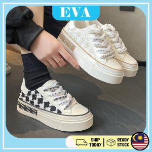 READY STOCK EVA Sneakers Sport Shoes Kasut Perempuan Shoes Sukan Wanita Sneaker Casual Gym Badminton