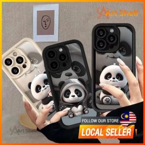 Phone Case Hoodie panda For iphone 11 12 13 14 15 Pro Max Casing silicone xr xs Max 7 8 Plus 11Pro 13Plus Protection Mobile