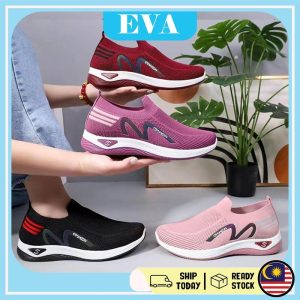READY STOCK EVA Kasut Sport Perempuan Kasut Murah Kasut Kasual Wanita Kasut Sport Sarung Women Shoes Women Casual Sho Sneakers