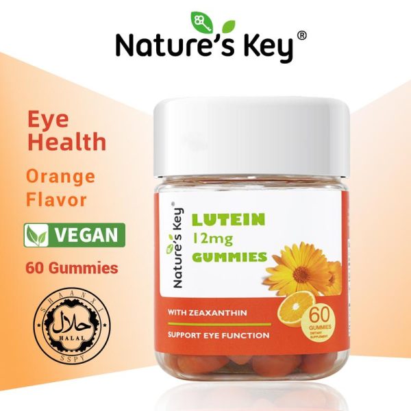 [Promote] Nature’s Key Lutein gummies mengandungi zeaxanthin dan Vitamin A, membantu mengurangkan keletihan visual, menyokong kesihatan penglihatan mata, sesuai untuk dewasa dan kanak-kanak, perisa oren
