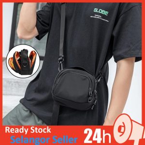 AMG Posh Bag Lelaki Waterproof Fashion Beg Silang Lelaki Selendang Small Sling Bag Men Canvas Mini Korean Slim Bags Selempang