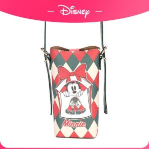 Beg Telefon Baldi Mini Disney Minnie Crossbody, Untuk Wanita, Sesuai untuk COD Selempang Bag
