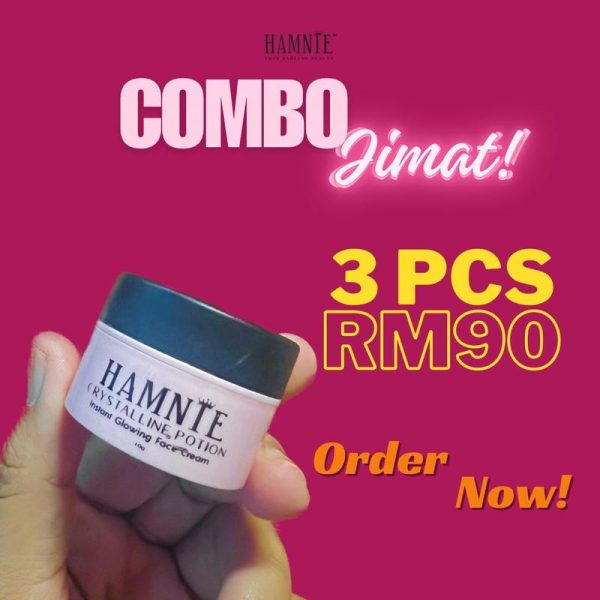KRIM MUKA HAMNIE BEAUTY COMBO 3 PCS