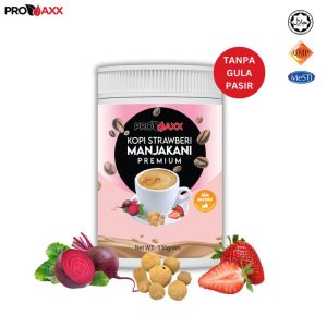 Kopi Strawberi Manjakani 100% Original dari Promaxx HQ 330g Coffee Minuman