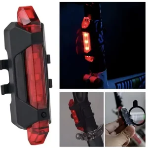 Bicycle Light Waterproof Rear Tail Light LED USB Style Rechargeable or Battery Style Bike Cycling Portable Light