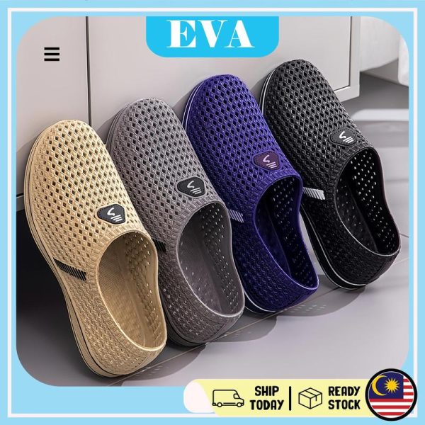 READY STOCK EVA Men Flat Wedge Sandals Kasut Lelaki MURAH